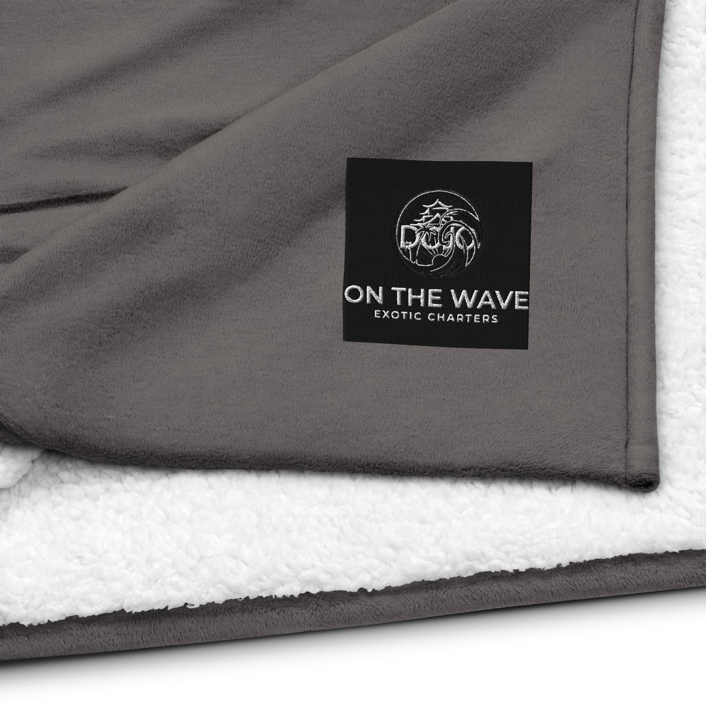 Dojo On The Wave Exotic Charters -Premium sherpa blanket