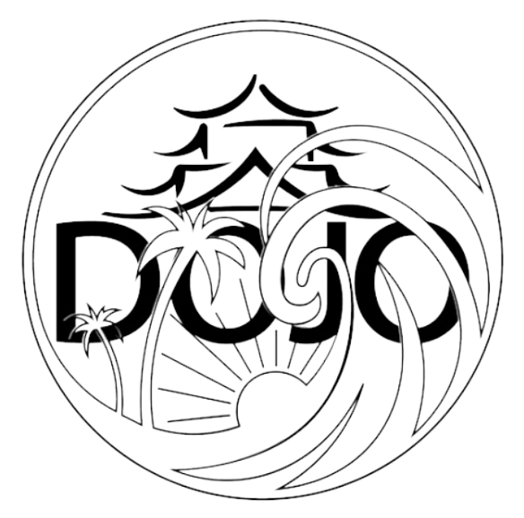 Dojo on the wave logo