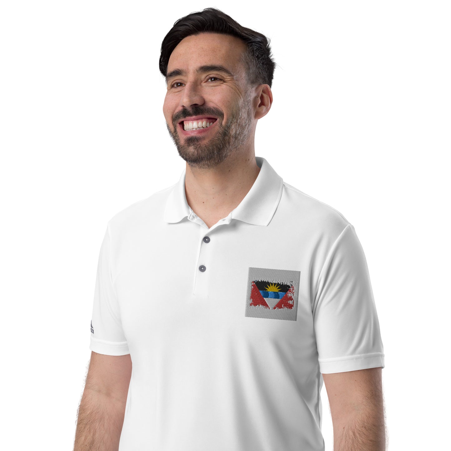 Antigua & Barbuda adidas performance polo shirt