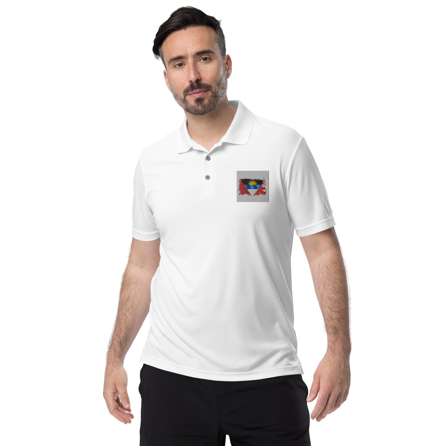 Antigua & Barbuda adidas performance polo shirt