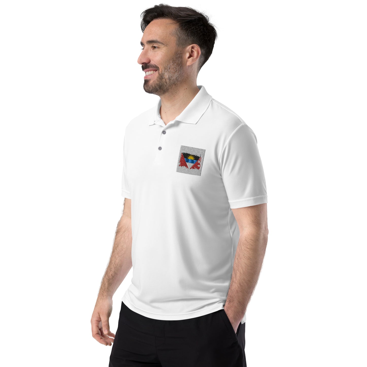 Antigua & Barbuda adidas performance polo shirt