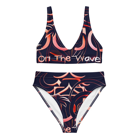 Dojo on the Wave Recycled high-waisted bikini