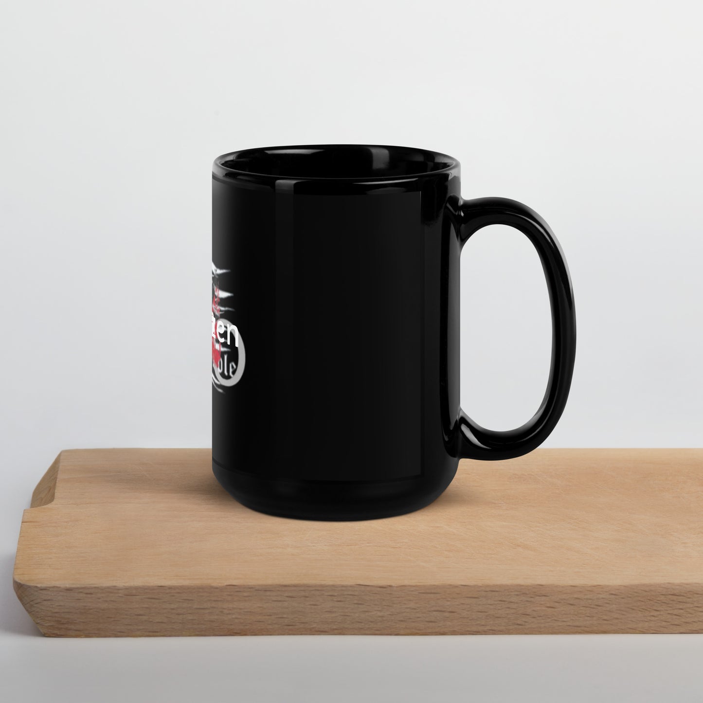 Dual Citizenship Black Glossy Mug