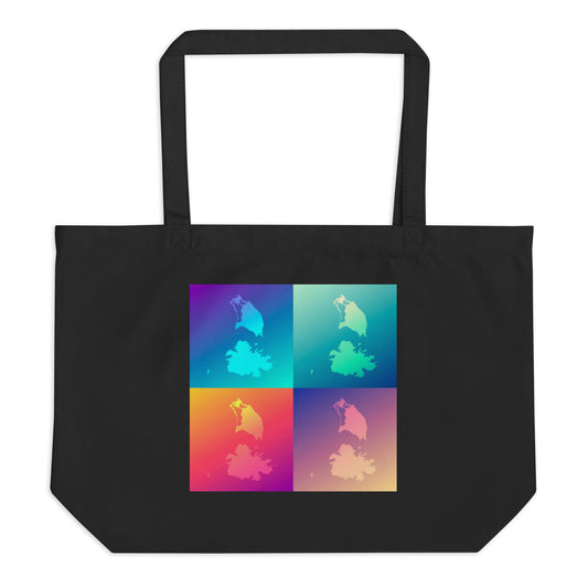 Antigua & Barbuda Large organic tote bag