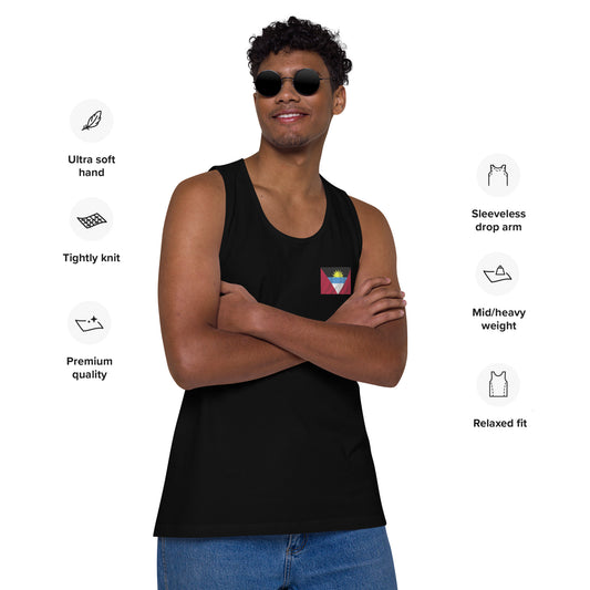 Dual Citizenship Men’s premium tank top