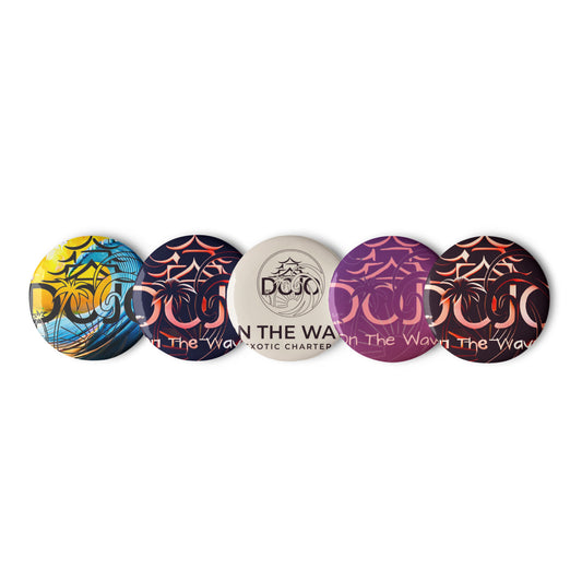 Dojo on the Wave Set of pin buttons