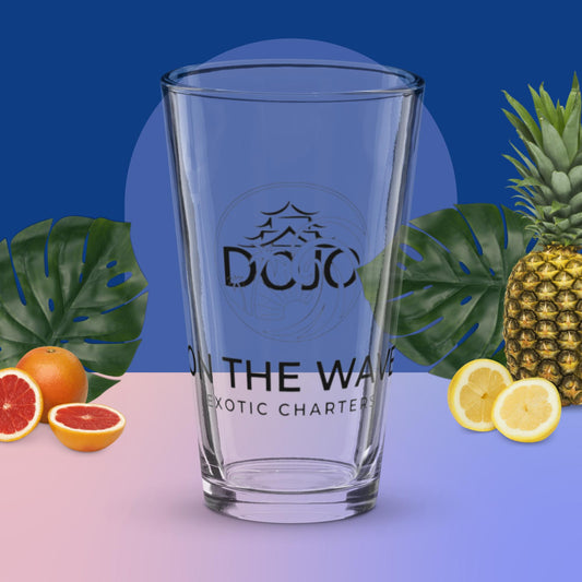 Dojo On The Wave Shaker pint glass