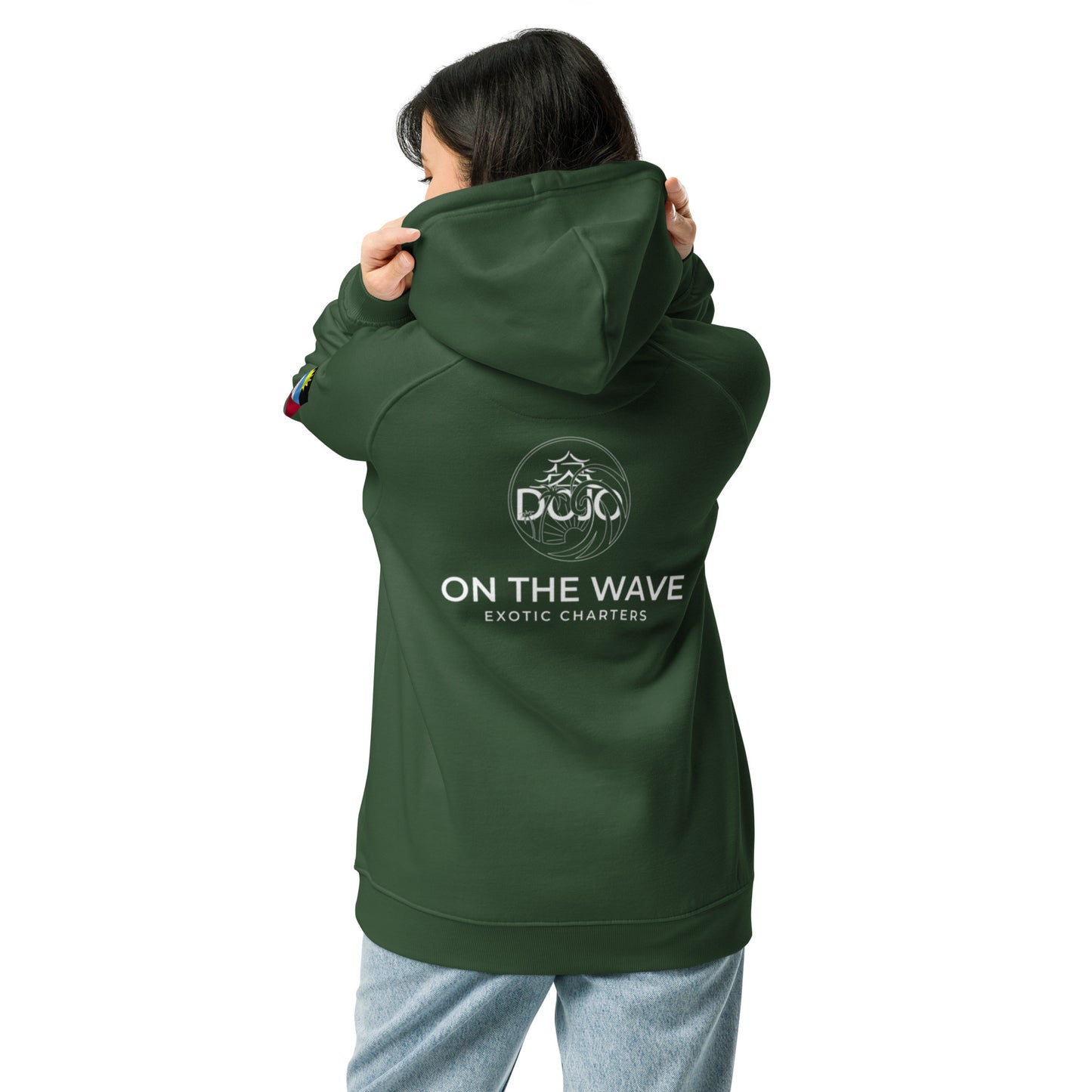 DOJO Unisex eco raglan hoodie