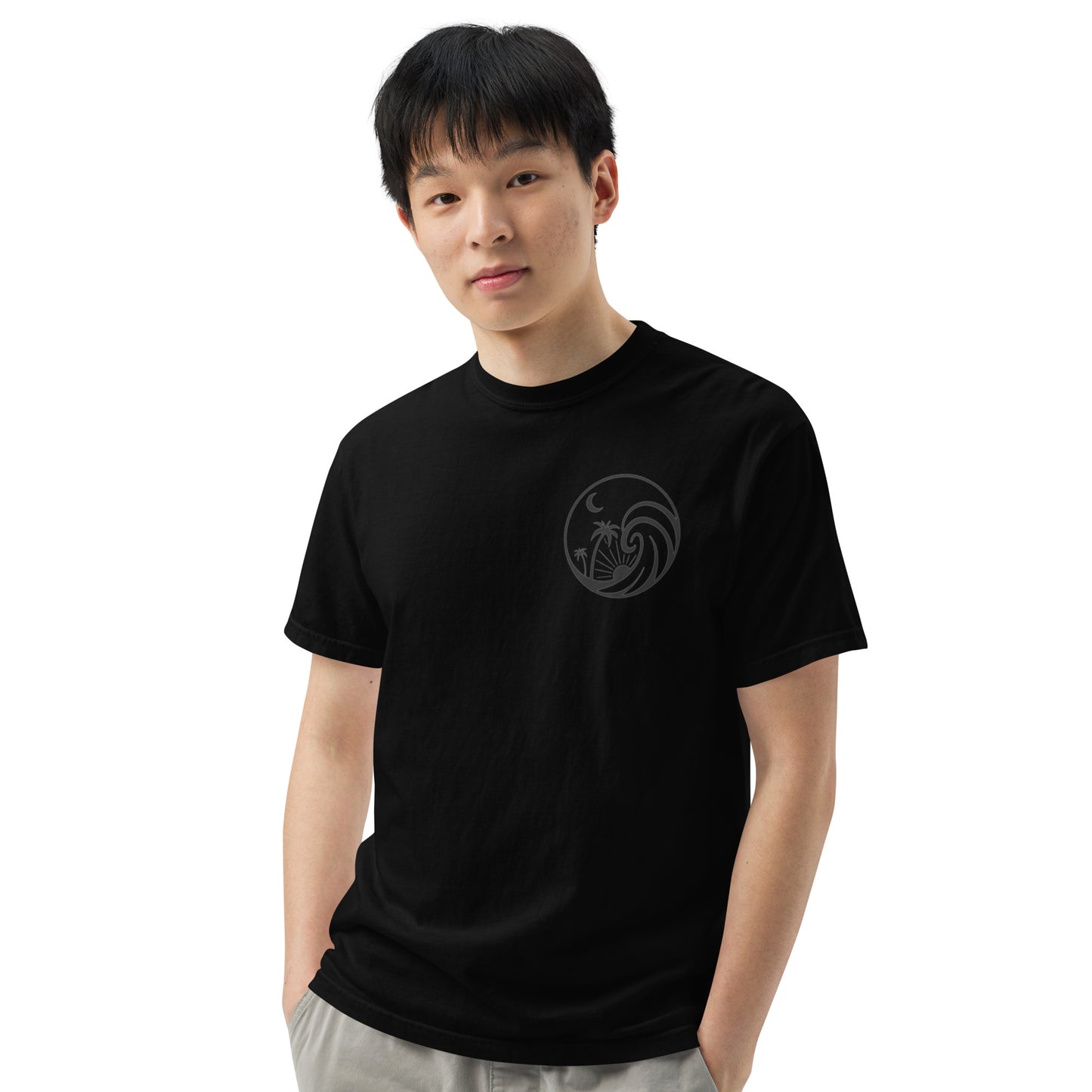 Dojo on the Wave Unisex garment-dyed heavyweight t-shirt