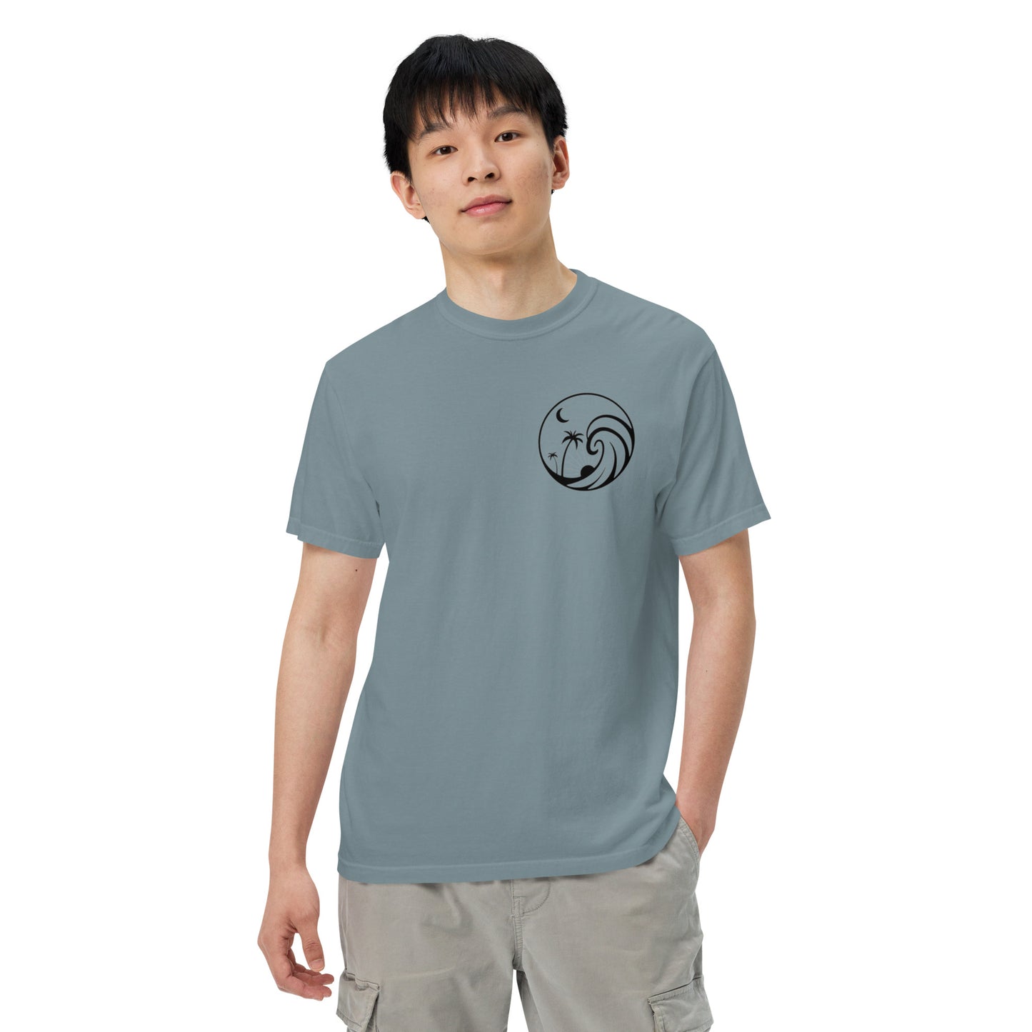 Dojo on the Wave Unisex garment-dyed heavyweight t-shirt