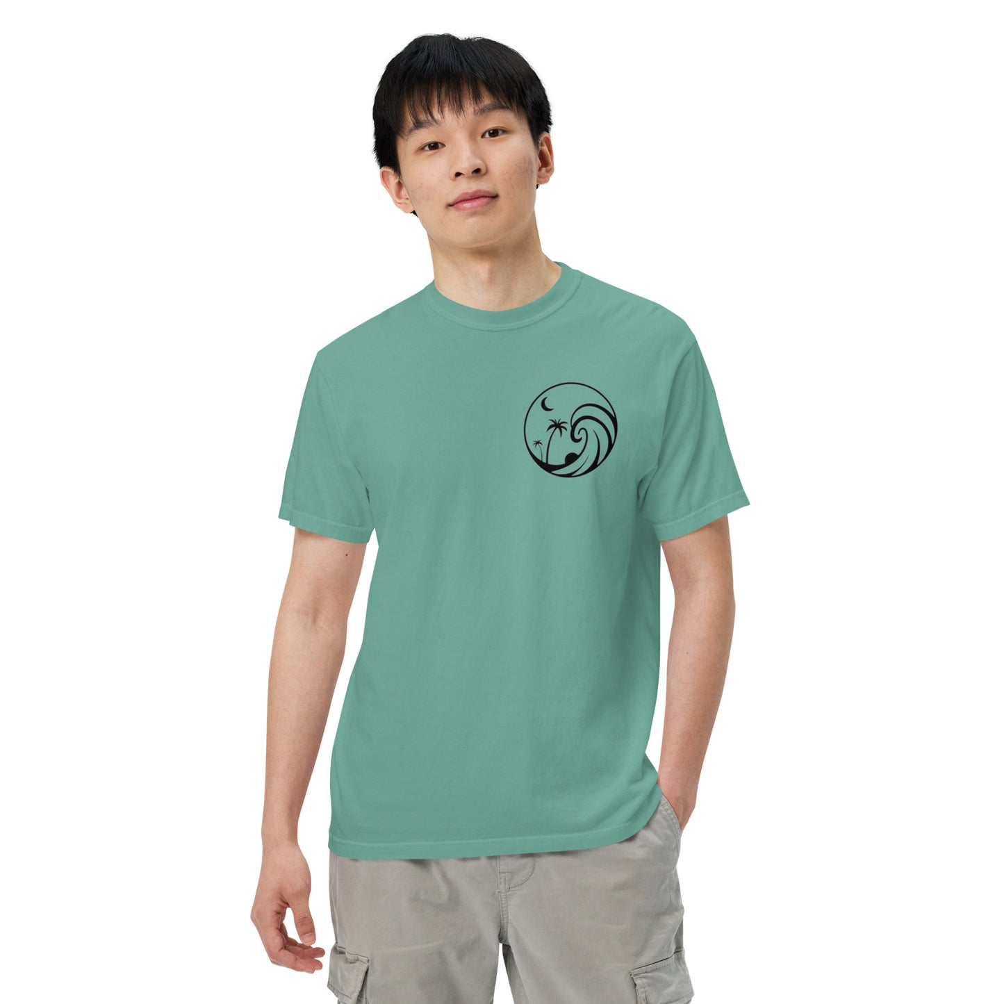 Dojo on the Wave Unisex garment-dyed heavyweight t-shirt