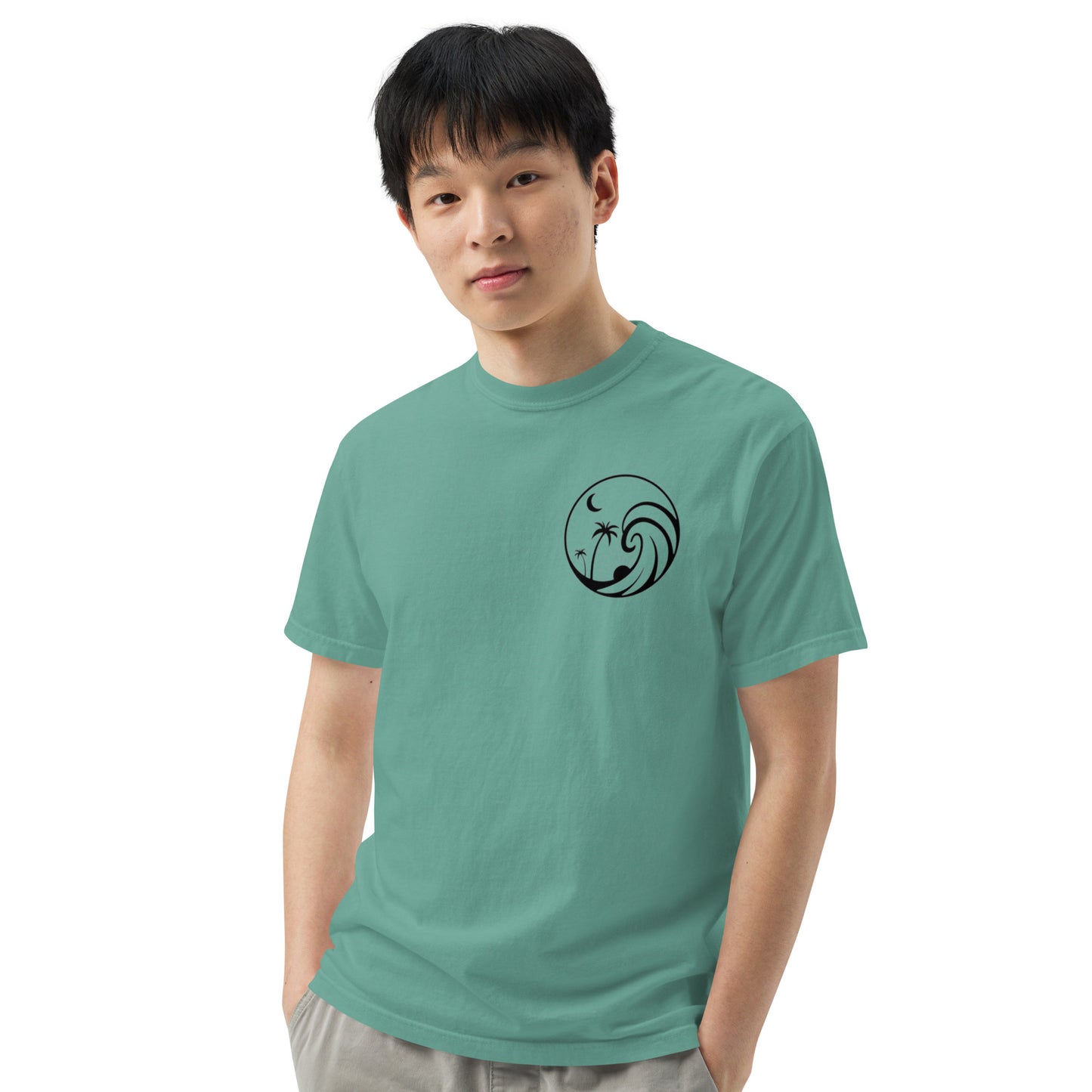 Dojo on the Wave Unisex garment-dyed heavyweight t-shirt