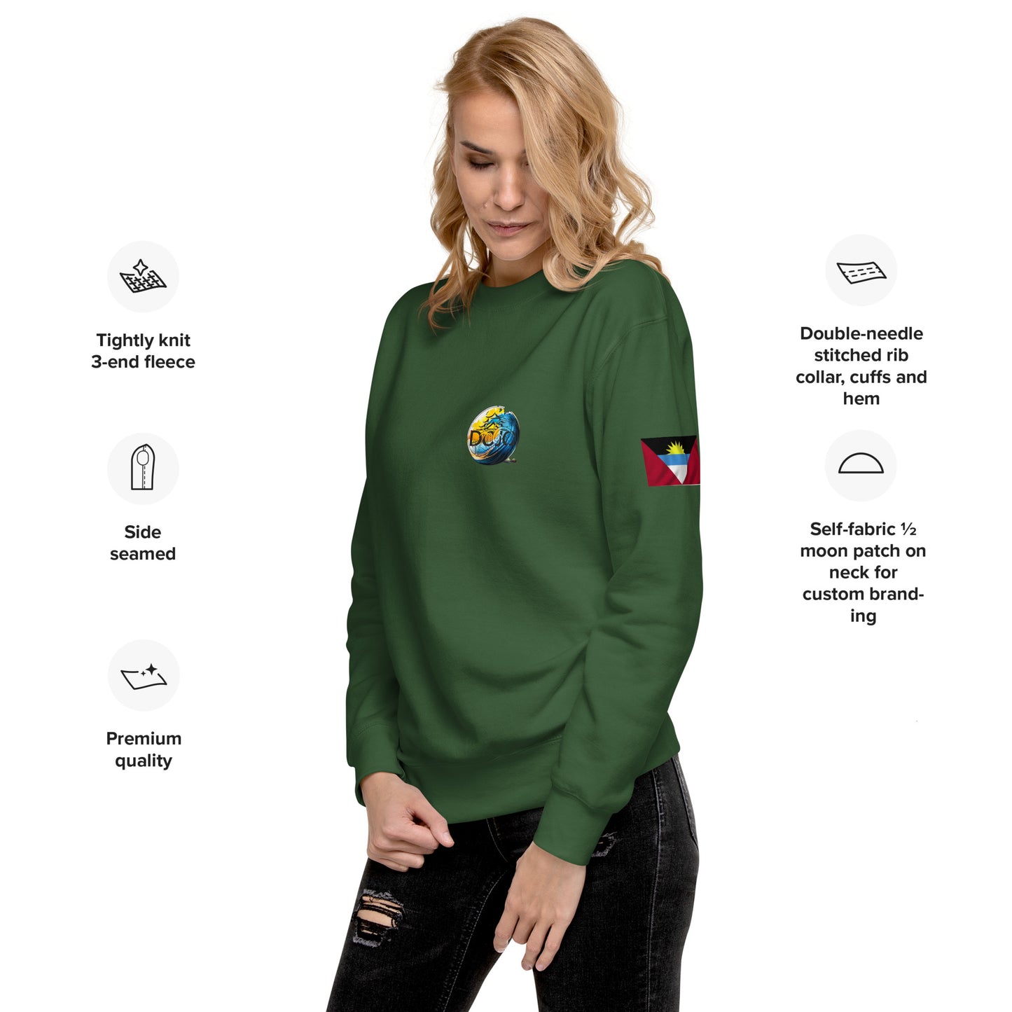 Dojo AI Dual Citizenship Unisex Premium Sweatshirt