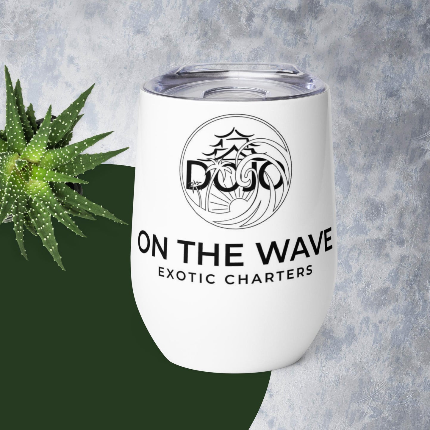 ON THE WAVE Wine tumbler